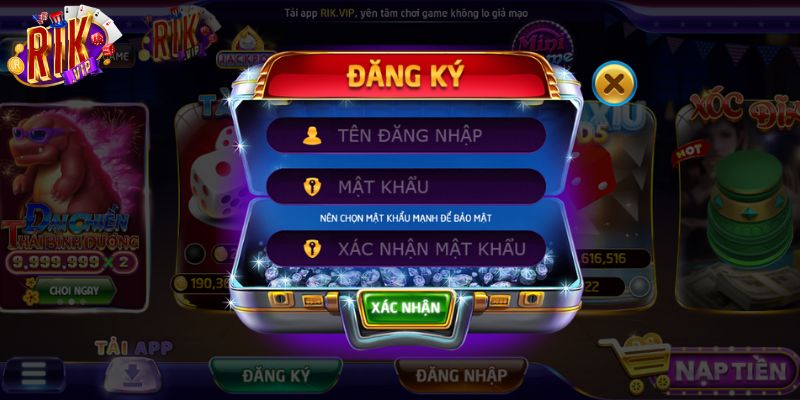 Cách để vào cá cược tại RIKVIP